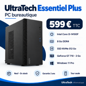 UltraTech Essentiel Plus - PC fixe bureautique